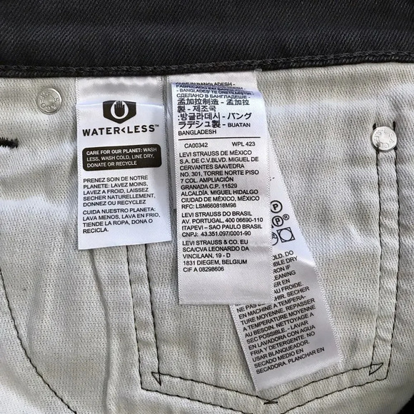 Levi's NWOT 541 Grey Wash Athletic Taper Jeans Men 42 x 30 - Picture 7 of 8